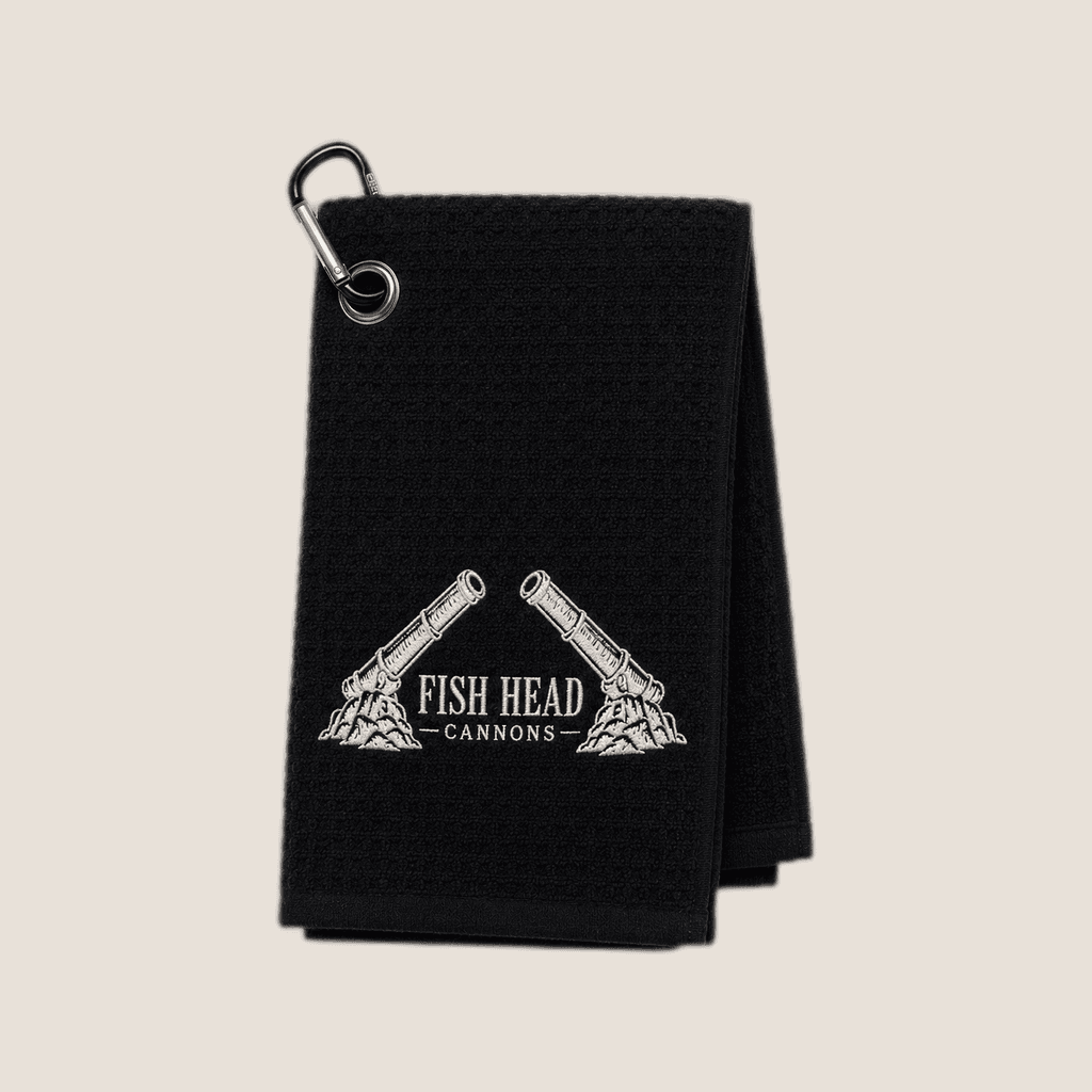 Black Golf Towel