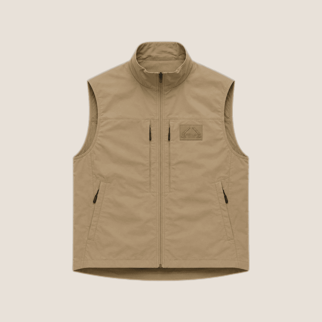 Khaki Utility Vest
